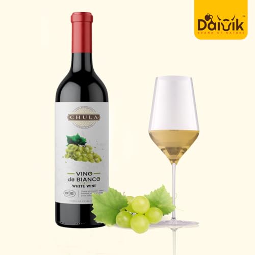 DAIVIK ORGANIC Premium Chula Non-Alcoholic Natural White Wine | VINO DE BIANCO 750 Ml