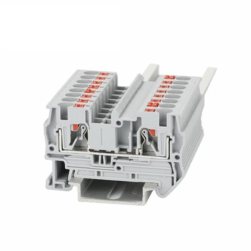 Conexión eléctrica a presión PT4 para carril Din, terminales sin tornillos de 4mm² 2