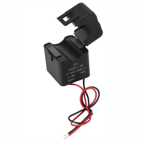 DEWIN Split Core Stromwandler, PZCT-02 Stromwandler Spulensensor für 100A Ampere Energiezähler