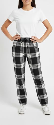 Image of Womens Multicolor Cotton Checkered Pyjama | Checks Pajama for women with Elastic & Drawstring Plus Size (S TO 8XL)