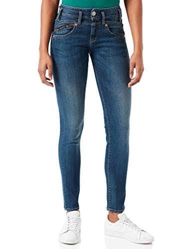Herrlicher Damen Slim Slim Jeans Pearl Slim, Blau (Deep Water 831), 25W /...