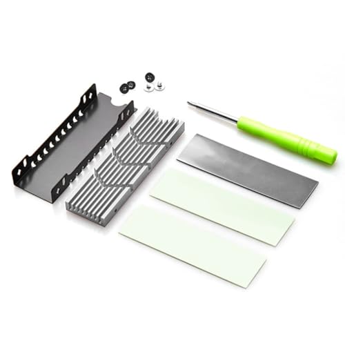 Qussedser M.2Pro 2280 NVMe Disipador TéRmico M.2Pro SSD Disipador TéRmico Almohadilla TéRmica Banda de DisipacióN de de Aluminio Almohadilla TéRmica para M2 2280 Ssd B