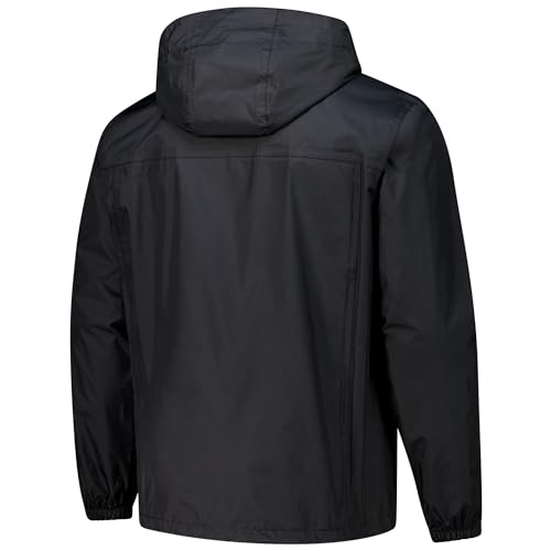 Image of Dunbrooke Men's NFL Tropic Waterproof Packable Full-Zip Hoodie Jacket
