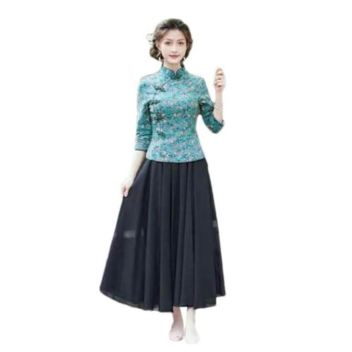Cardigan chinois femme col roulé brodé pour sublimer votre style quotidien