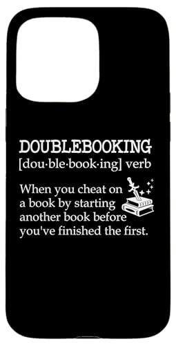 Doublebooking Book Lover Just One More Chapter Reading Books Custodia per iPhone 15 Pro Max