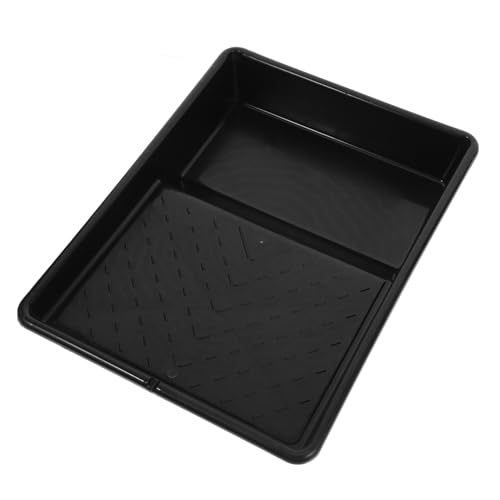 WOONEKY Vaschetta Verniciatura in Plastica Resistente con Design Rullino Adatta per Pittura Pareti e Rinnovamento Casa Facilmente Pulibile e Riutilizzabile