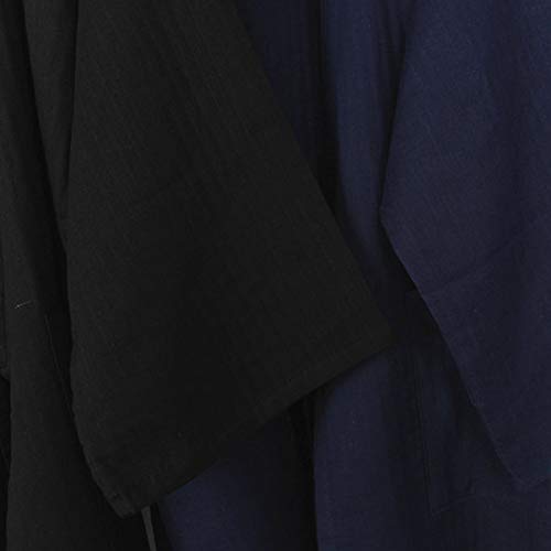 Men's Japanese Kimono Cotton Pajamas Suit3