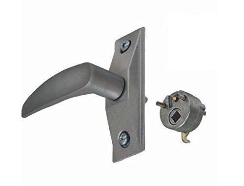 commercial deadlatch - Pacific Doorware Adams Rite Style Deadlatch Lever Handle for Storefront Door Lock, Aluminum (Right Hand)