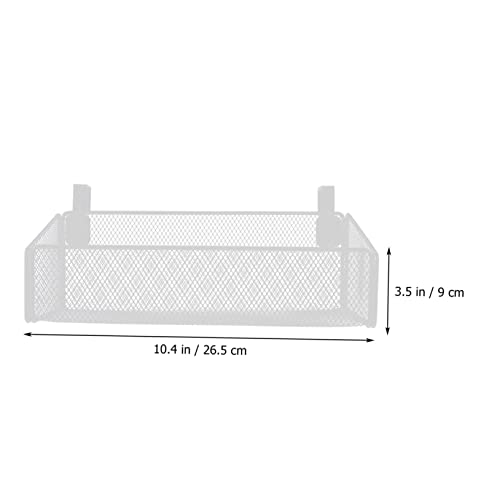 VICASKY Bedside Hanging Basket Organizer Mesh Storage for Dorms Home Office Space-saving Design for Easy Access for Bunk Beds Bed Rails Elegant Room Decor