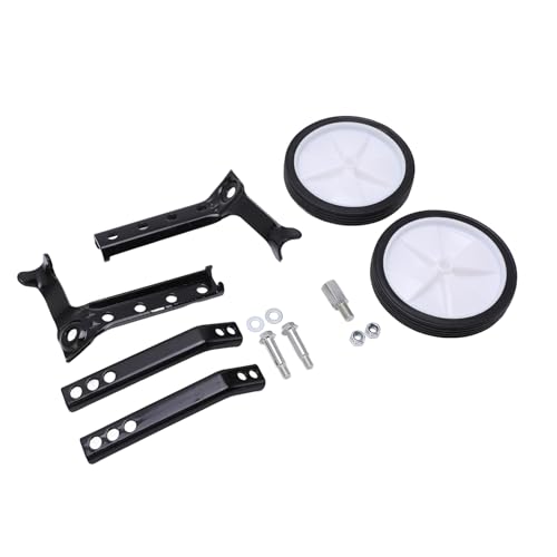 Juego de ruedas de entrenamiento ajustables KIMISS para bicicletas infantiles, soporte auxiliar resistente de acero y plástico, compatible con bicicletas de 18 a 24 pulgadas miniatura 1