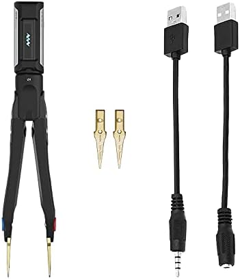 Mini Pocket Sized Digital Tweezer, Multi Tester, Test for Resistor Capacitor Inductor Voltage Frequency Diode, For Debug and Maintenance of Electronics, Classification and Detection of Components
