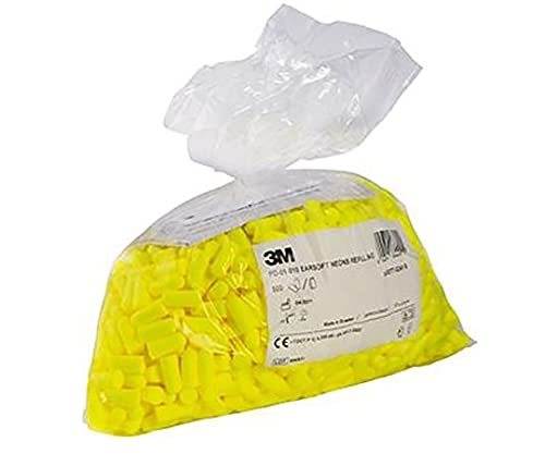 Recharge de 500 paires de bouchons d'oreille EARsoft Yellow Neon