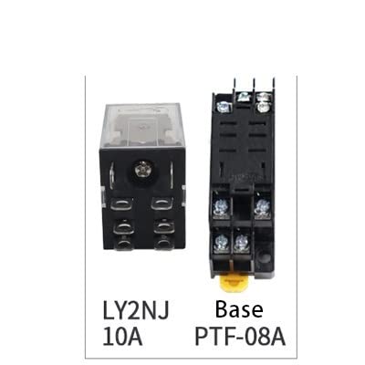 Commutateur électromagnétique LY2NJ HH62P mini relais double pôle DC 24V - 4