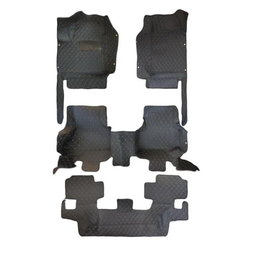 Tapis de sol Infiniti QX80 d'ensemble haut de gamme pour intérieur 7 places LHD