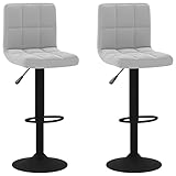 Color: Gris claro; Material: Terciopelo (100% poliéster), acero con recubrimiento en polvo negro; Dimensiones totales: 40 x 47 x (90-111) cm (ancho x profundo x alto)