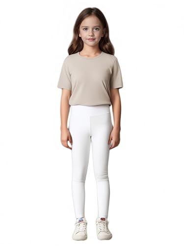 Girls Athletic Leggings High Waist Yoga Pants Dance Running Sports Tights2