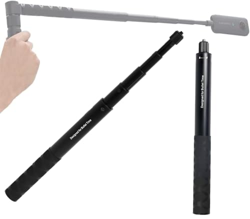 Insta360 X5�p�e�ۃ^�C���n���h���p1.2m�̌����Ȃ����B��_�AInsta360 One X4�AX3�A�N�V�����J�����p�̉�]�\�ȃn���h���p�̌����Ȃ�360�x���B��_�B