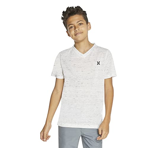 T-shirt Hurley garçon basic soft bicolore noir et blanc taille 6 - 3