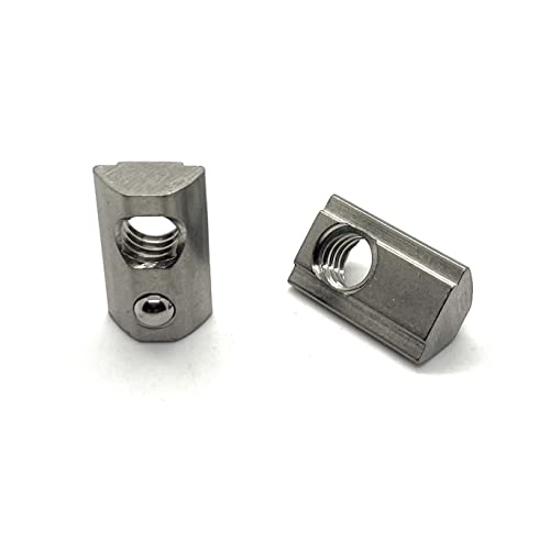Roll in T-Nut W/Ball Spring 5/16-18 Tap - Stainless Steel - 15 Series - Compatible with 8020 Part # 13021-48 pcs.