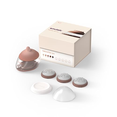 Image of Emulait Anatomy Bottle Breast Shaped Baby Bottle - Medium - Shape 3