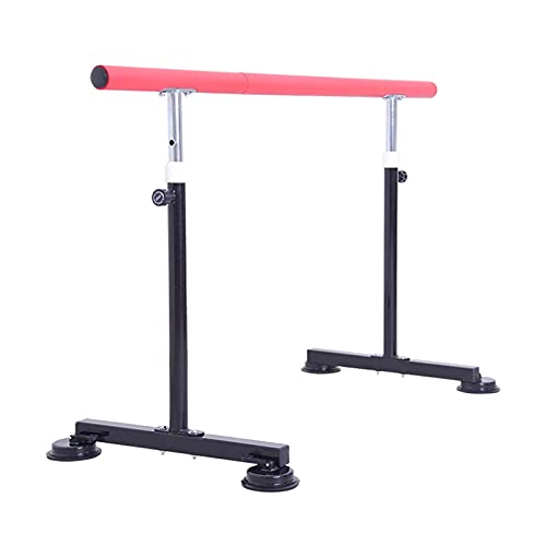 Barre de danse sur pied stable avec bois véritable et hauteur réglable
