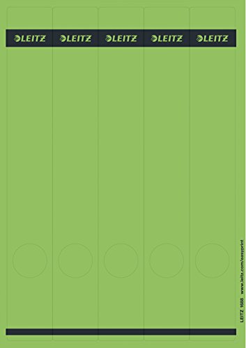 Étiquettes auto-collantes Leitz 16880055 rectangle vert papier classeur 39mm