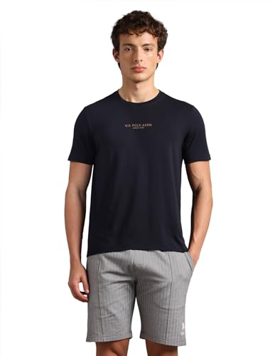 Image of U.S. Polo ASSN. Mens PE005 Premium Supima Cotton Breathable Lounge T-Shirt