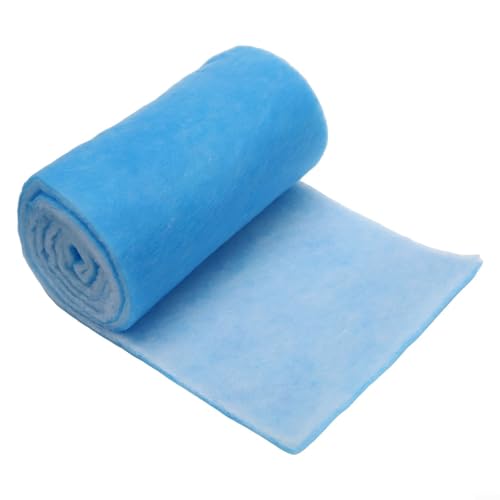 Filtro de ventilación electrostático reutilizable de algodón, lavable, filtro de ventilación de aire acondicionado, filtro de sistema HVAC cortable para el hogar, oficina, RV, azul y blanco, 230 x 30