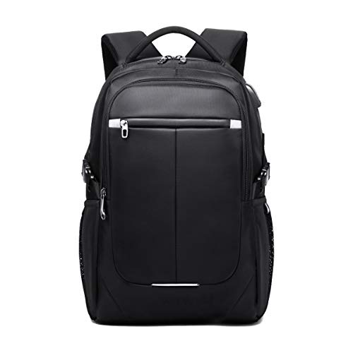 MANNUOSI Mochilas para portátiles Hombre Trabajo Impermeable Ordenador Viaje Negocio