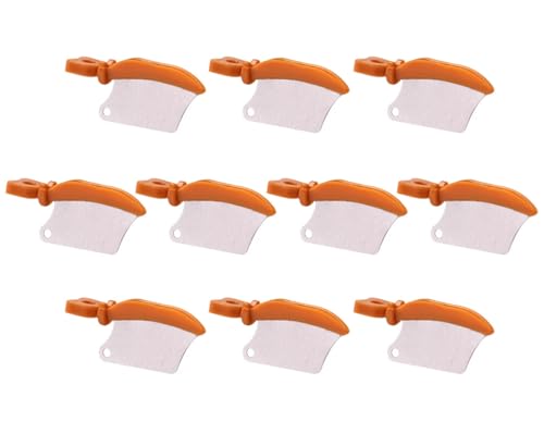 AmeriCan Goods 30/Pcs Autoclave Dental Wedge Guard Orthodontic Matrix Wedges with Protection Dental Reusable Steel (Medium), Orange