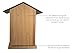 JCS Wildlife Screech Owl Nesting Box, Owl House, Cedar, with Poly Lumber Roof, Premium Build with Weather Proof Roof and Made in USA. Also for Saw-whet, Boreal, Elf owl, Kestrel & Others. Easy to