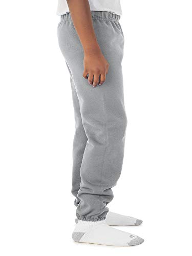 Jerzees boys Fleece Sweatshirts, --Hoodies & Sweatpants, Sweatpants - Oxford Grey, Small US3