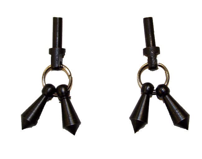 AJ Tack Black Jingle Bobs