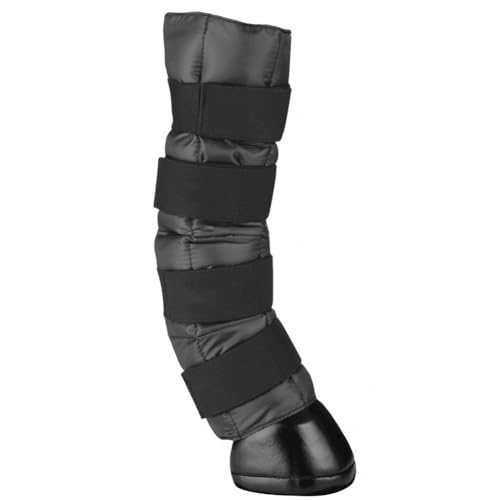 Botas de hielo para caballos reutilizables con correas ajustables para lesiones 3