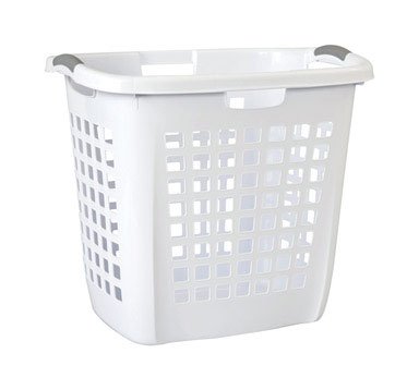 Sterilite White Plastic Laundry Basket