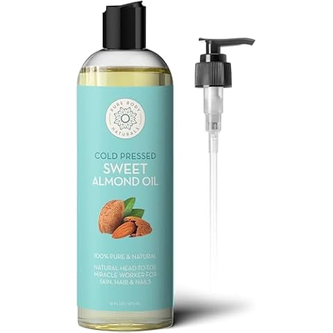 Pure Body Naturals Sweet Almond Oil Cover