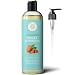 Sweet Almond Oil for Hair and Skin, 100% Pure and Cold Pressed, Hexane Free, Skin Moisturizer, Nails, Therapeutic Massage, Carrier Oil - by Pure Body Naturals 16 Fl. Ounce (Label Varies)