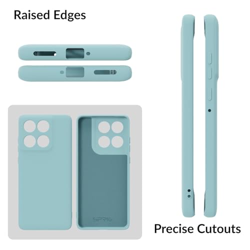 Image of SPRIG Compatible with Motorola Edge 60 Fusion 5G Phone TPEE Cover Premium Back Cover Drop Tested Shock Proof Mobile Case for Men, Women, Boys and Girls with Camera Protection (Ice Blue)