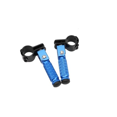 Pédales pliables pour motos 8mm avec mécanisme rétractable anti-vibration