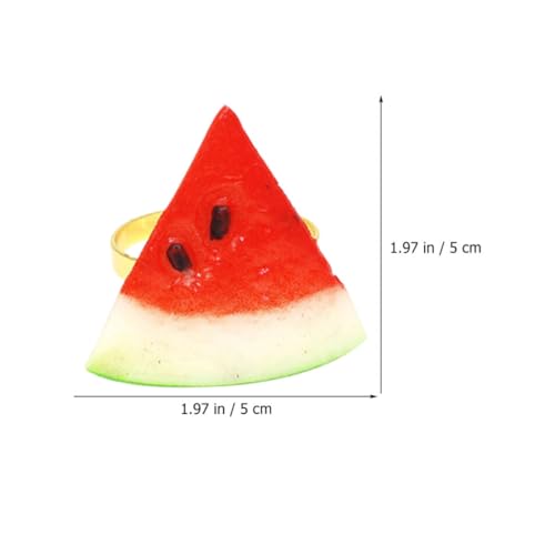 Servilletero de frutas VILLCASE pack de 6 anillos para mesa 3