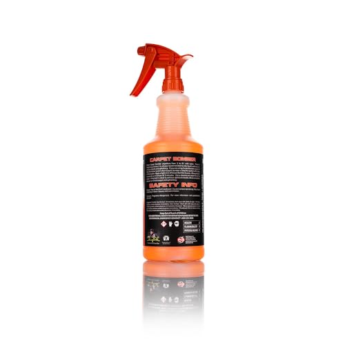 Image of P & S PROFESSIONAL DETAIL PRODUCTS - Carpet Bomber Carpet and Upholstery Cleaner; Citrus-Based Cleaner Dissolves Grease and Lifts Dirt; Highly Dilutable; Great on Engines and Wheel Wells (1 Quart)