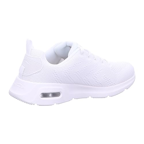 Skechers Skechers Skech-AIR Court Vegan Womens Casual Trainers in White Silver - 9 US