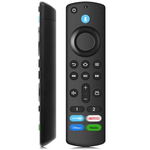 Replacement Remote for All Fire Series Remote for TV Stick (HD 4K 4K Max Lite) TV Cube Remote for Hisense TCL Insignia 3rd Gen Fire Smart TVs with Voice