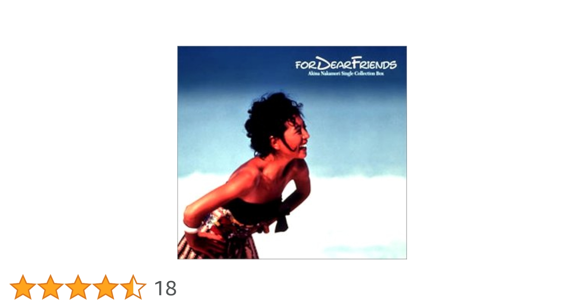 中森明菜　FOR DEAR FRIENDS Single Collection 中森明菜 – For Dear Friends - Akina Nakamori Single