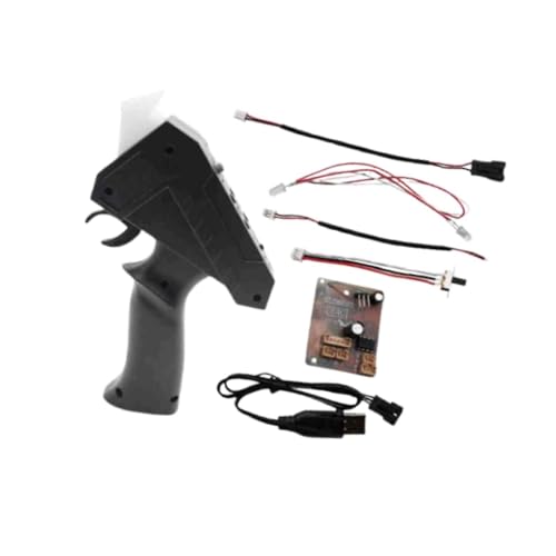 Emisora RC con agarre ergonómico optimizado para kits de escala 1/12 3