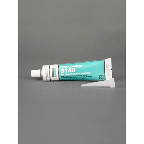 Dow Corning 3140 MIL-A-46146 RTV Coating Silicone Sealant Adhesive 3 oz 90 ml
