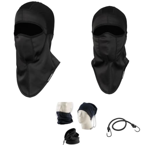 Tucano Urbano Sturmhaube aus 100 % Fleece und Seide, wasserdicht, winddicht, Thermoschutz, Einheitsgröße, für Motorrad/Scooter/Motorroller