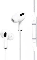 Fone de Ouvido com Fio Premium, Modelo 2ª Geração – Compatível com Lightning, iOS, iPhone 5, 6, 7, 8, X, 11, 12, 13 e 14.