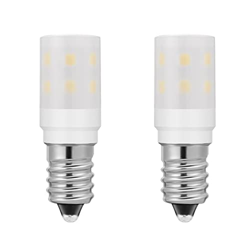 noobibaba máquina de coser bombilla bombilla, lámparas LED E14 2W LED blanco frío, 6000K 230VAC, bombilla de 15 vatios no reemplazo para lámpara de máquina de coser 2pcs thumbnail