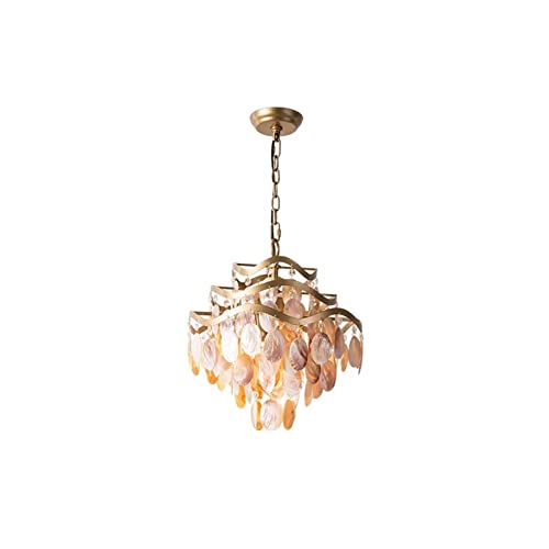 Lustres luminaire cristal moderne coque créative suspension e27 plafond 4/7/9 lumières